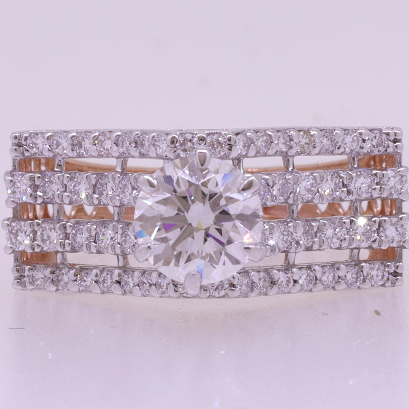 14K Hallmarked Gold | Lab Grown Diamond Ladies Ring 4LRSJ810