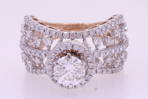 14K Hallmarked Gold | Lab Grown Diamond Ladies Ring 4LRSJ811
