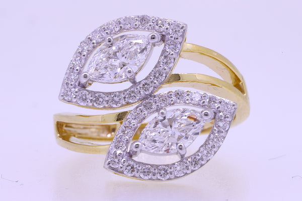 14K Hallmarked Gold | Lab Grown Diamond Ladies Ring 4LRSJ837