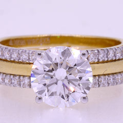 14K Hallmarked Gold | Lab Grown Diamond Ladies Ring 4LRSJ843