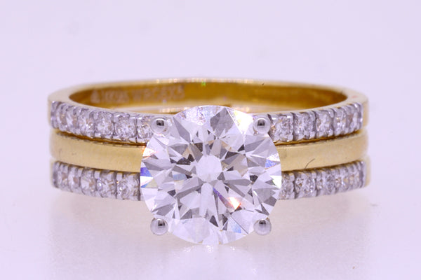 14K Hallmarked Gold | Lab Grown Diamond Ladies Ring 4LRSJ843