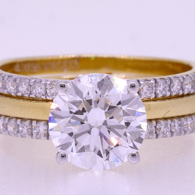 14K Hallmarked Gold | Lab Grown Diamond Ladies Ring 4LRSJ843
