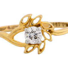 14K Hallmarked Gold | Natural Diamond Ladies Ring 4LRSJ848A