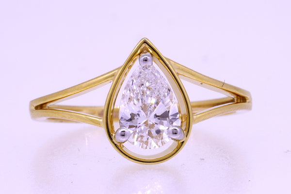 14K Hallmarked Gold | Lab Grown Diamond Ladies Ring 4LRSJ856