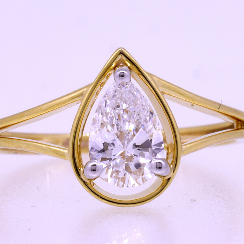 14K Hallmarked Gold | Lab Grown Diamond Ladies Ring 4LRSJ856