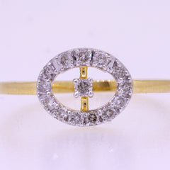 14K Hallmarked Gold | Natural Diamond Ladies Ring 4LRSJ858