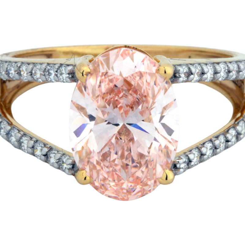 14K Hallmarked Gold | Lab Grown Diamond Ladies Ring 4LRSJ915