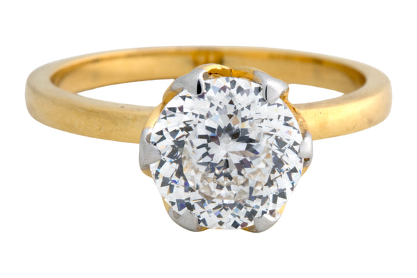 14K Hallmarked Gold | Lab Grown Diamond Ladies Ring 4LRSJ916