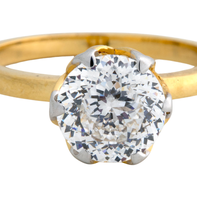 14K Hallmarked Gold | Lab Grown Diamond Ladies Ring 4LRSJ916