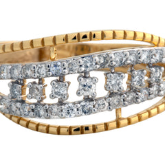 14K Hallmarked Gold | Natural Diamond Ladies Ring 4LRSJ917