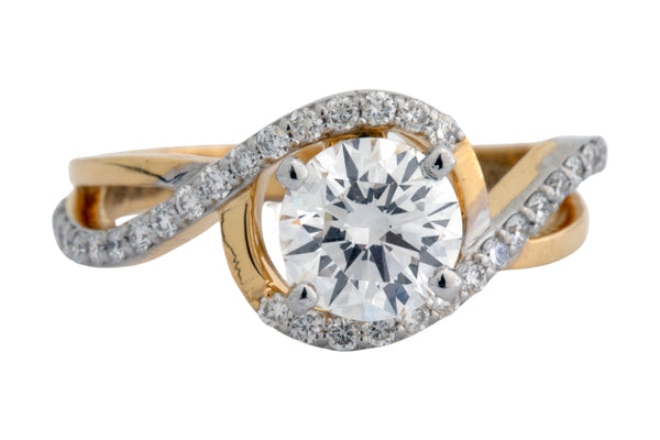14K Hallmarked Gold | Lab Grown Diamond Ladies Ring 4LRSJ919