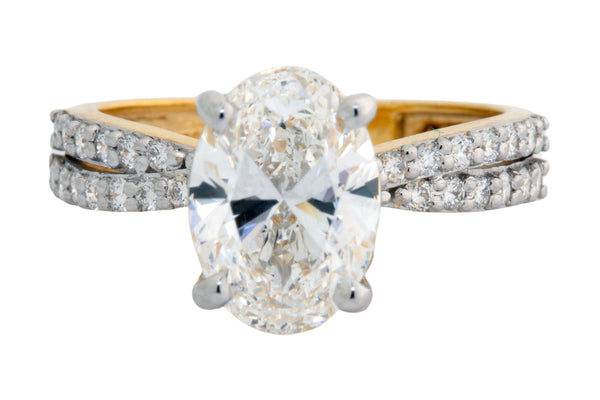 14K Hallmarked Gold | Lab Grown Diamond Ladies Ring 4LRSJ929