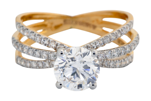 14K Hallmarked Gold | Lab Grown Diamond Ladies Ring 4LRSJ933