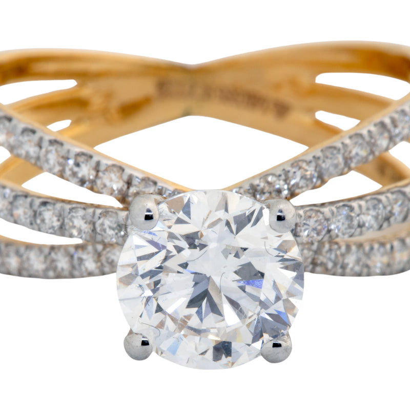 14K Hallmarked Gold | Lab Grown Diamond Ladies Ring 4LRSJ933