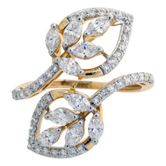 14K Hallmarked Gold | Lab Grown Diamond Ladies Ring 4LRSJ962