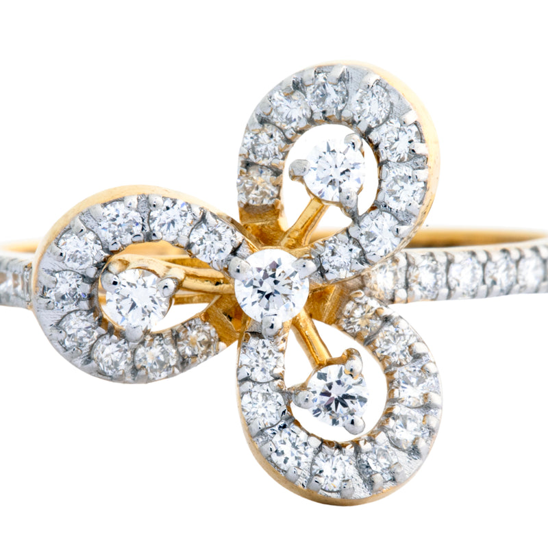 14K Hallmarked Gold | Lab Grown Diamond Ladies Ring 4LRSJ966