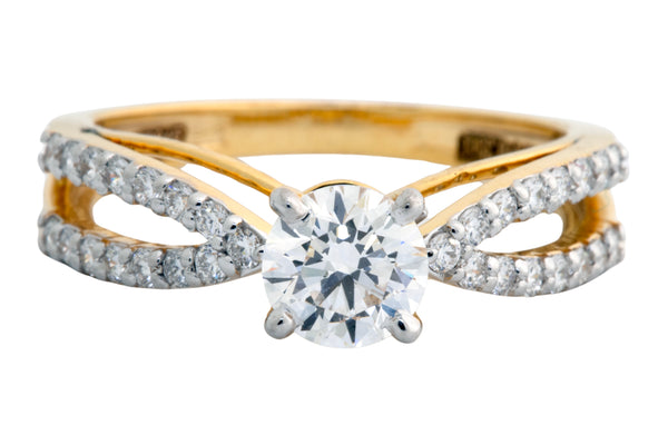 14K Hallmarked Gold | Lab Grown Diamond Ladies Ring 4LRSJ968