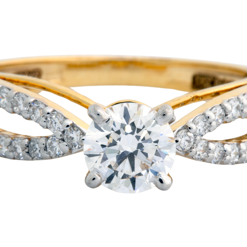 14K Hallmarked Gold | Lab Grown Diamond Ladies Ring 4LRSJ968