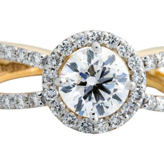 14K Hallmarked Gold | Lab Grown Diamond Ladies Ring 4LRSJ969