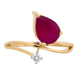 14K Hallmarked Gold | Lab Grown Diamond Ladies Ring 4LRSJ974