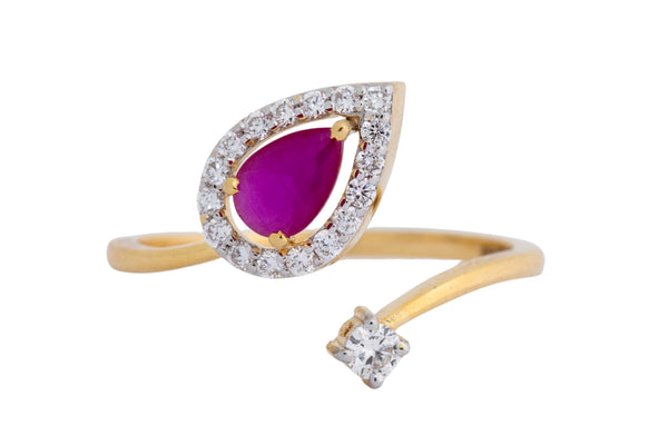 14K Hallmarked Gold | Lab Grown Diamond Ladies Ring 4LRSJ975