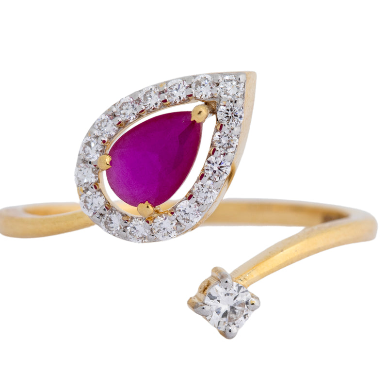 14K Hallmarked Gold | Lab Grown Diamond Ladies Ring 4LRSJ975