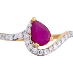 14K Hallmarked Gold | Lab Grown Diamond Ladies Ring 4LRSJ976