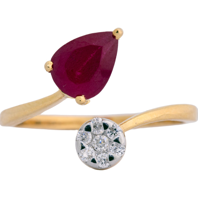 14K Hallmarked Gold | Lab Grown Diamond Ladies Ring 4LRSJ978