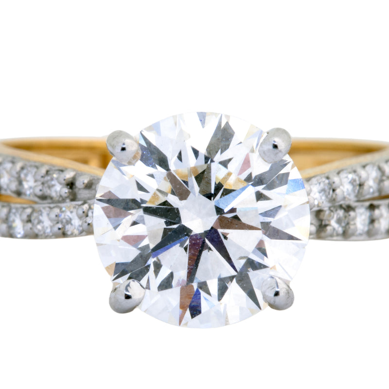 14K Hallmarked Gold | Lab Grown Diamond Ladies Ring 4LRSJ987