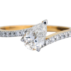 14K Hallmarked Gold | Lab Grown Diamond Ladies Ring 4LRSJ991