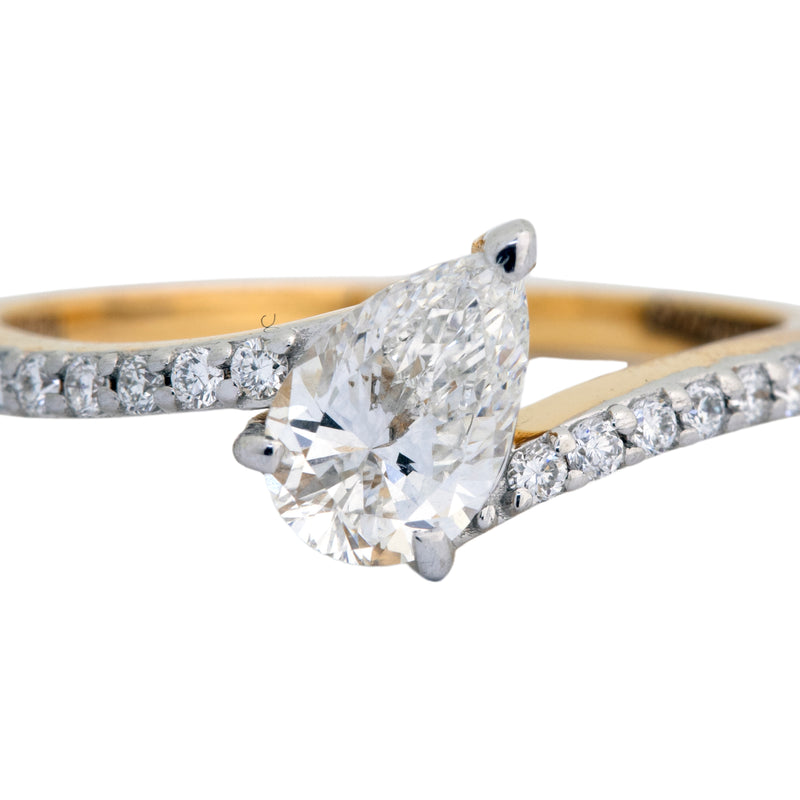 14K Hallmarked Gold | Lab Grown Diamond Ladies Ring 4LRSJ991