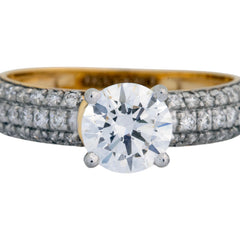 14K Hallmarked Gold | Lab Grown Diamond Ladies Ring 4LRSJ992