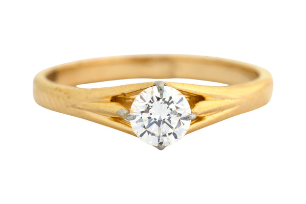 18K Hallmarked Gold | Lab Grown Diamond Ladies Ring LRSJ997