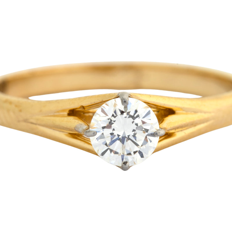 18K Hallmarked Gold | Lab Grown Diamond Ladies Ring LRSJ997
