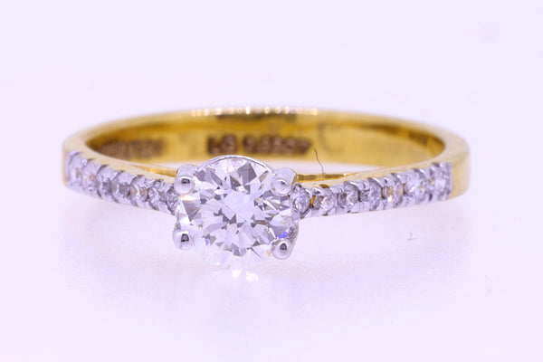 14K Hallmarked Gold | Lab Grown Diamond Ladies Ring 4LRWA015