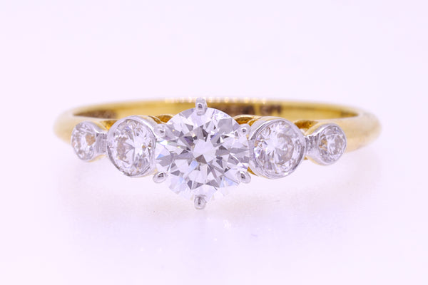 14K Hallmarked Gold | Lab Grown Diamond Ladies Ring 4LRWA018