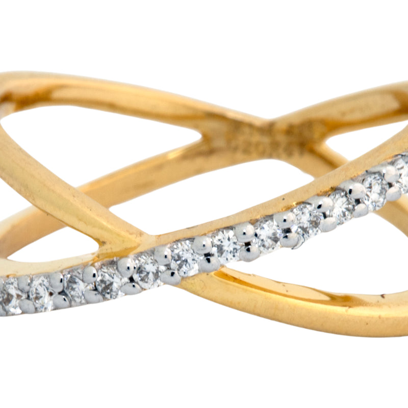 14K Hallmarked Gold | Lab Grown Diamond Ladies Ring 4LRWA028