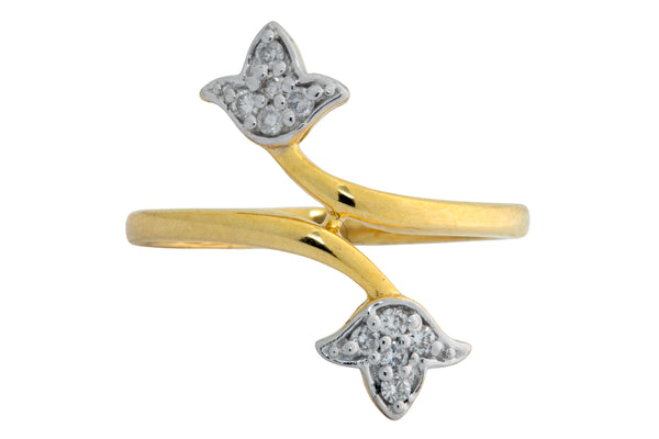 9K Hallmarked Gold | Lab Grown Diamond Ladies Ring 9LRWA301