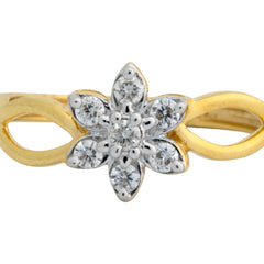 9K Hallmarked Gold | Lab Grown Diamond Ladies Ring 9LRWA306