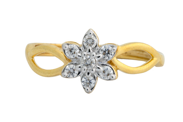 9K Hallmarked Gold | Lab Grown Diamond Ladies Ring 9LRWA306