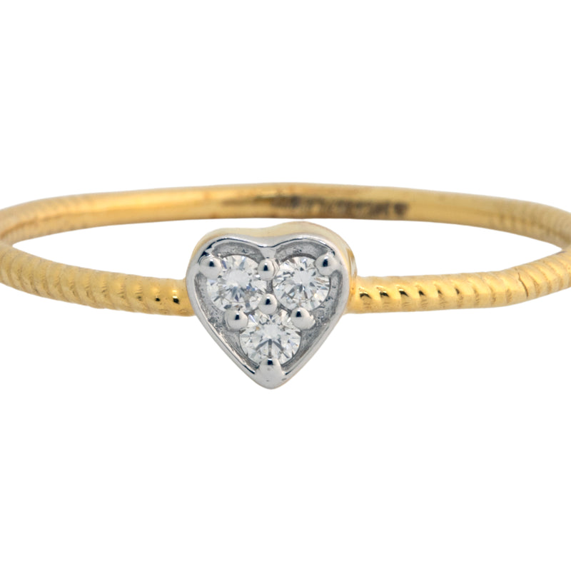 14K Hallmarked Gold | Lab Grown Diamond Ladies Ring 4LRWA311