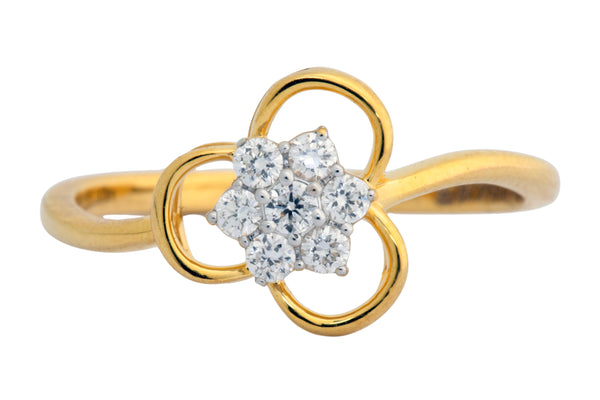 9K Hallmarked Gold | Lab Grown Diamond Ladies Ring 9LRWA323