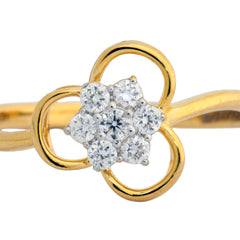 9K Hallmarked Gold | Lab Grown Diamond Ladies Ring 9LRWA323