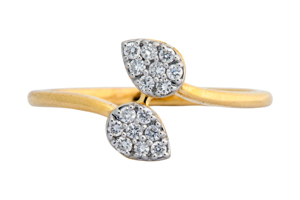 9K Hallmarked Gold | Lab Grown Diamond Ladies Ring 9LRWA324
