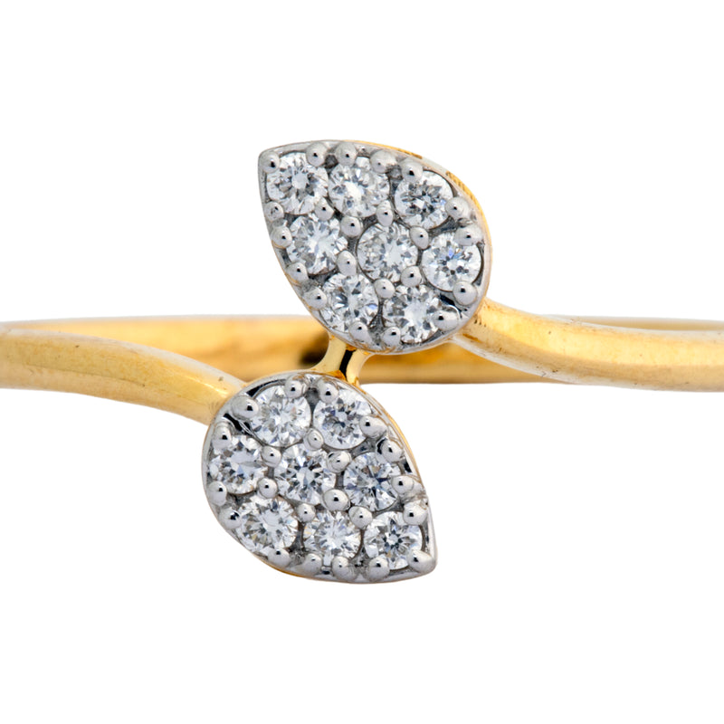 9K Hallmarked Gold | Lab Grown Diamond Ladies Ring 9LRWA324