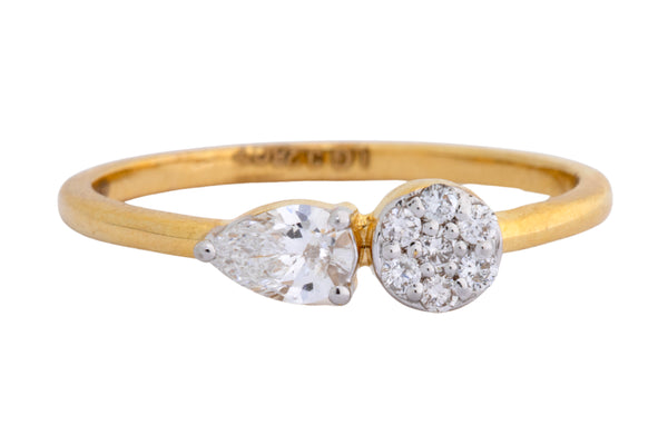 9K Hallmarked Gold | Lab Grown Diamond Ladies Ring 9LRWA326