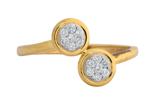 9K Hallmarked Gold | Lab Grown Diamond Ladies Ring 9LRWA327