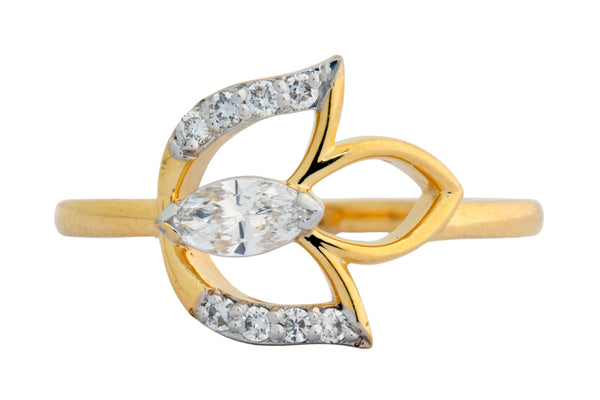 9K Hallmarked Gold | Lab Grown Diamond Ladies Ring 9LRWA329