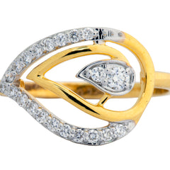 9K Hallmarked Gold | Lab Grown Diamond Ladies Ring 9LRWA333