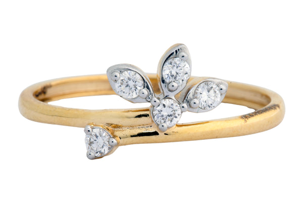 9K Hallmarked Gold | Lab Grown Diamond Ladies Ring 9LRWA334
